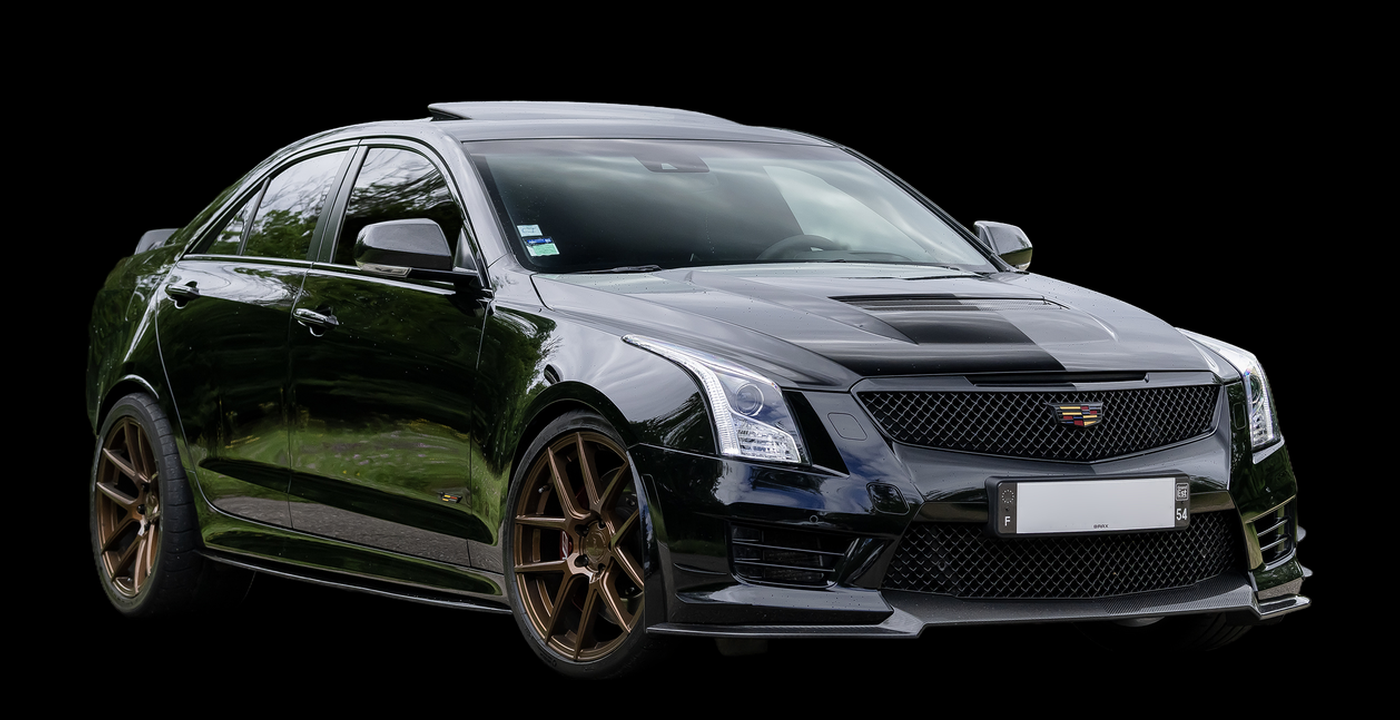 Black Cadillac ATS-V sedan